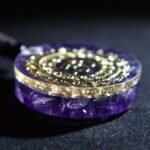 Pendentif Orgonite "Onde Spirituelle" en Améthyste -  by Fit Calm - Améthyste, Kopy, nouveautés d'avril, Orgonite, Pendentif, pendentif orgonite