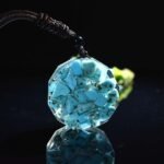 Pendentif Orgonite "Anahata" en Turquoise -  by Fit Calm - arbre de vie, Best Seller, Orgonite, Pendentif, pendentif orgonite, Promotions, Turquoise