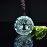 Pendentif Orgonite "Anahata" en Turquoise -  by Fit Calm - arbre de vie, Best Seller, Orgonite, Pendentif, pendentif orgonite, Promotions, Turquoise