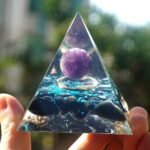 Orgonite "Intuition Divine" en Améthyste & Obsidienne -  by Fit Calm - Améthyste, nouveautés de août 2020, Obsidienne, Orgonite