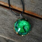 Pendentif Orgonite "Arbre de Vie" en Malachite -  by Fit Calm - Best Seller, Malachite, nouveautés de juillet 2020, Orgonite, pendentif, pendentif orgonite, Promotions