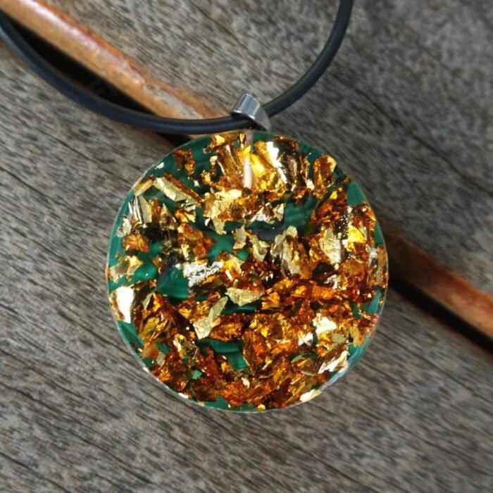 Pendentif Orgonite "Arbre de Vie" en Malachite -  by Fit Calm - Best Seller, Malachite, nouveautés de juillet 2020, Orgonite, pendentif, pendentif orgonite, Promotions