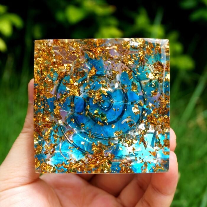 Orgonite Abondance et Protection : Équilibre Énergétique avec Améthyste & Quartz Bleu pour Harmonie et Bien-être -  by Fit Calm - Améthyste, Best Seller, Orgonite, quartz bleu