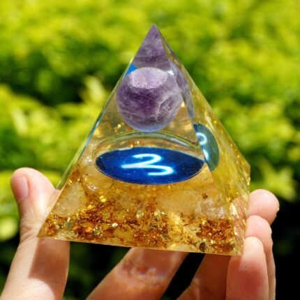 Orgonite du Zodiaque - Bélier en Améthyste & Citrine -  by Fit Calm - Améthyste, Citrine, nouveautés de septembre 2020, Orgonite