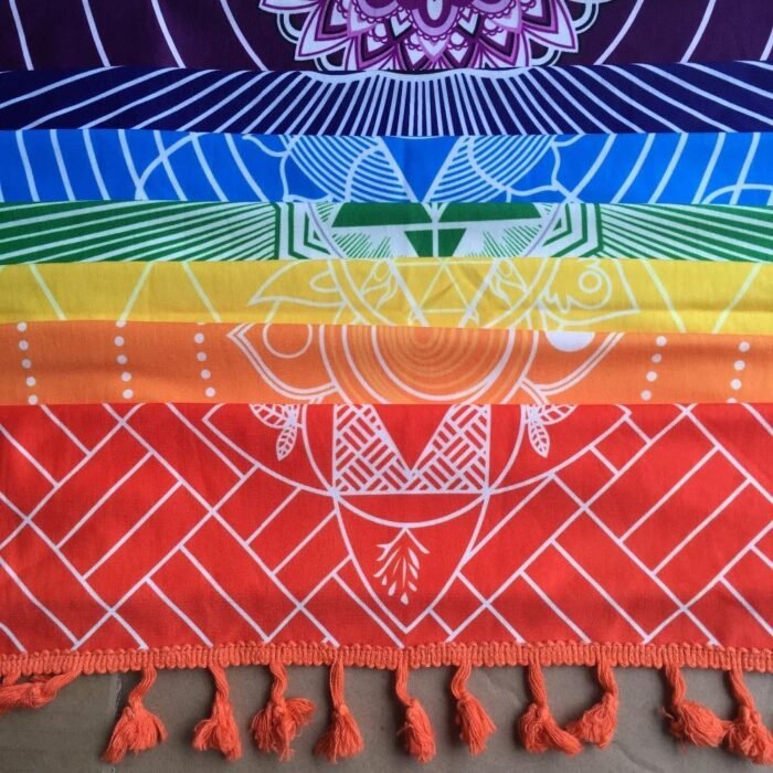 Toile Méditation 7 chakras -  by Fit Calm - chakras, Décoration intérieure