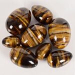 Oeuf de Yoni en Oeil de Tigre -  by Fit Calm - Décoration intérieure, Oeil de tigre