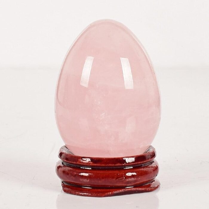 Oeuf de Yoni en Quartz Rose -  by Fit Calm - Décoration intérieure, Quartz rose