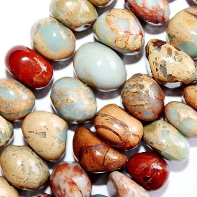 Mala 108 perles en Jaspe Aqua Terra Amazonite et Quartz Rose